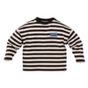 Jongens Heavy jersey longsleeve Cillian van Z8 Mini in de kleur Chocolate plum in maat 116.