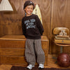 Jongens Sweater Janoah van Z8 Mini in de kleur Chocolate plum in maat 116.