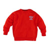 Jongens Sweater Deen van Z8 Mini in de kleur Fiery red in maat 116.