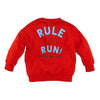 Jongens Sweater Deen van Z8 Mini in de kleur Fiery red in maat 116.