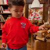 Jongens Sweater Deen van Z8 Mini in de kleur Fiery red in maat 116.