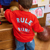 Jongens Sweater Deen van Z8 Mini in de kleur Fiery red in maat 116.