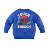 Jongens Sweater Vinz van Z8 Mini in de kleur Electric blue in maat 116.