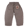 Jongens Woven pants barrel fit Leandro van Z8 Mini in de kleur Chocolate plum in maat 116.