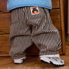 Jongens Woven pants barrel fit Leandro van Z8 Mini in de kleur Chocolate plum in maat 116.
