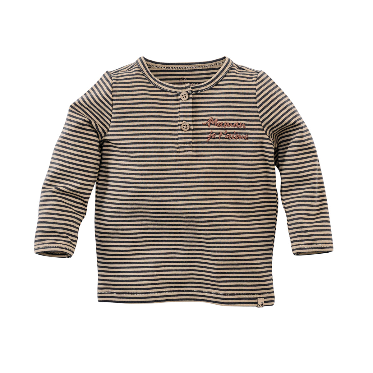 Jongens Longsleeve Chai van Z8 Newborn in de kleur Toffee/Chia seed in maat 74.