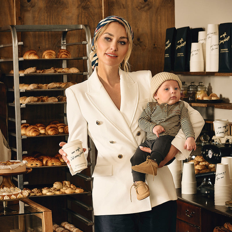 Jongens Longsleeve Chai van Z8 Newborn in de kleur Toffee/Chia seed in maat 74.