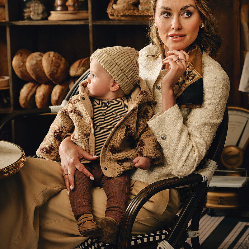 Jongens Longsleeve Chai van Z8 Newborn in de kleur Toffee/Chia seed in maat 74.