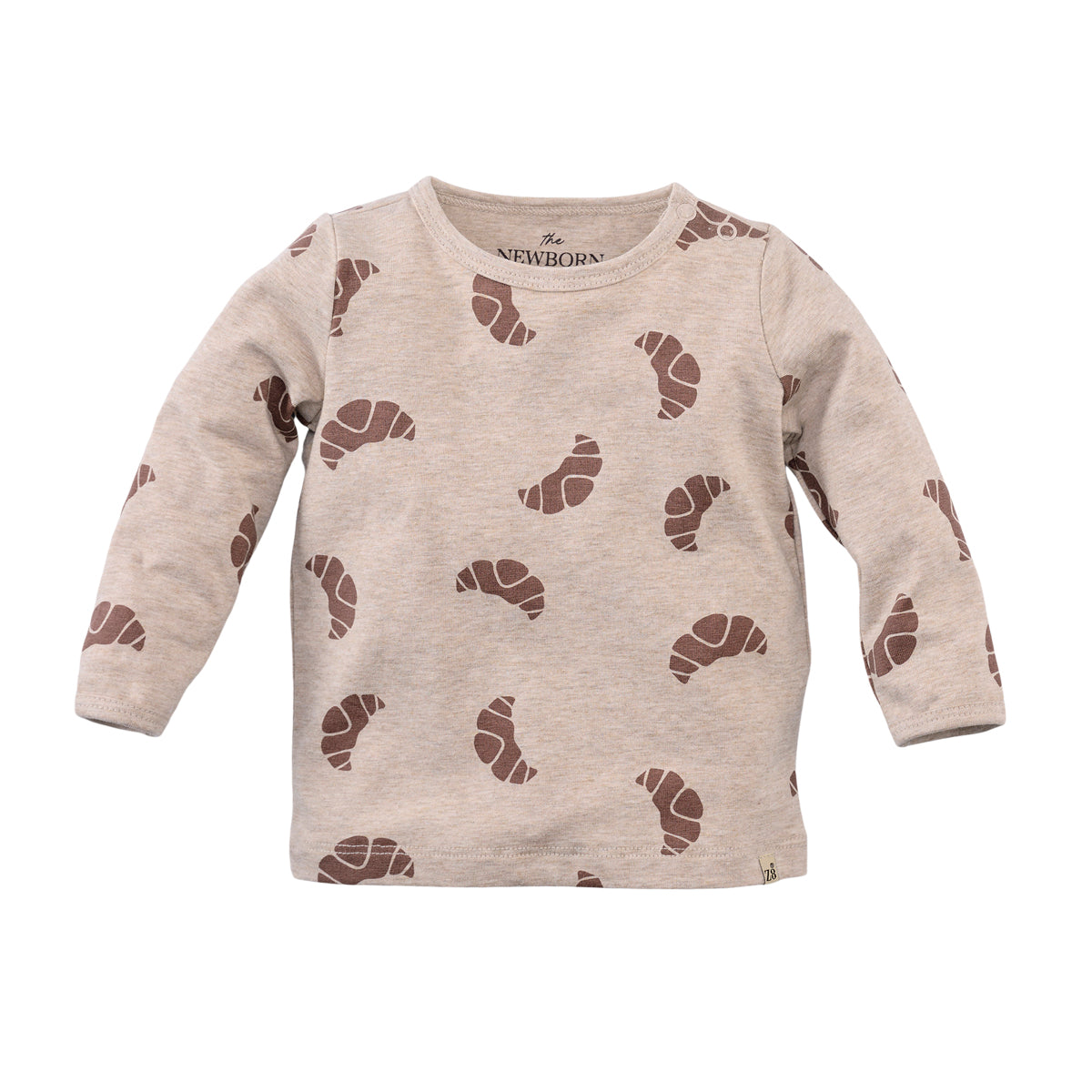 Meisjes Longsleeve Clyde van Z8 Newborn in de kleur Babyccino/AOP in maat 74.