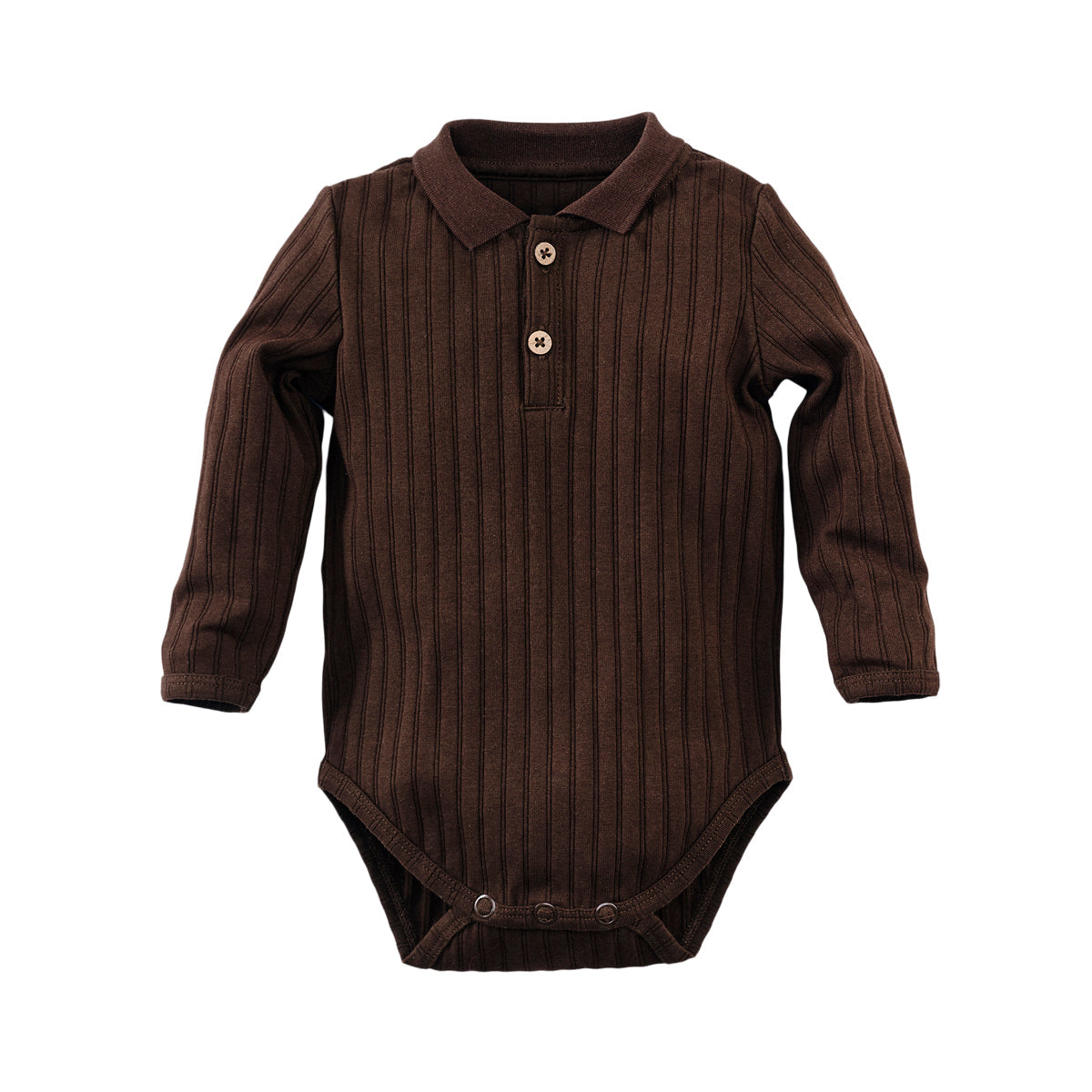 Meisjes Bodysuit Basten van Z8 Newborn in de kleur Double espresso in maat 74.