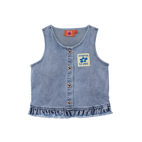 Z8 Kids Denim Gilet Cateleya