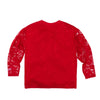 Meisjes Lace longsleeve Alexandra van Z8 in de kleur Radiant red in maat 152-158.