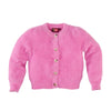 Meisjes Hairy knit cardigan Maggie van Z8 in de kleur Pink power in maat 152-158.