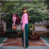 Meisjes Hairy knit cardigan Maggie van Z8 in de kleur Pink power in maat 152-158.