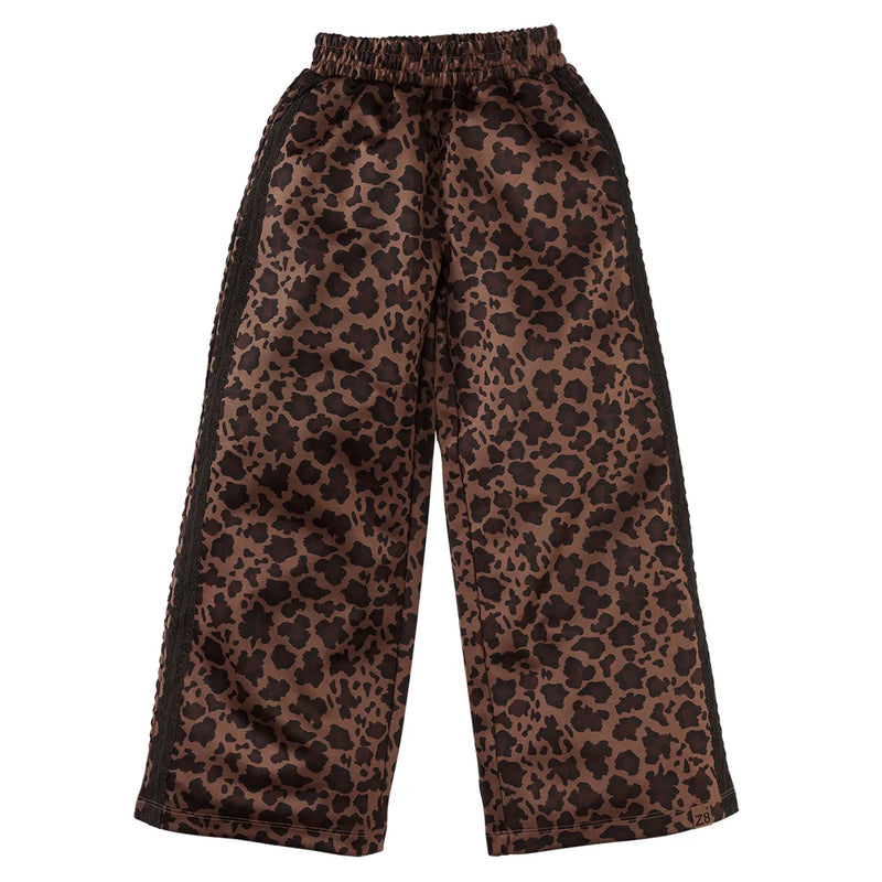 Meisjes Wide leg track pants Elise van Z8 in de kleur Autumn teddy in maat 152.