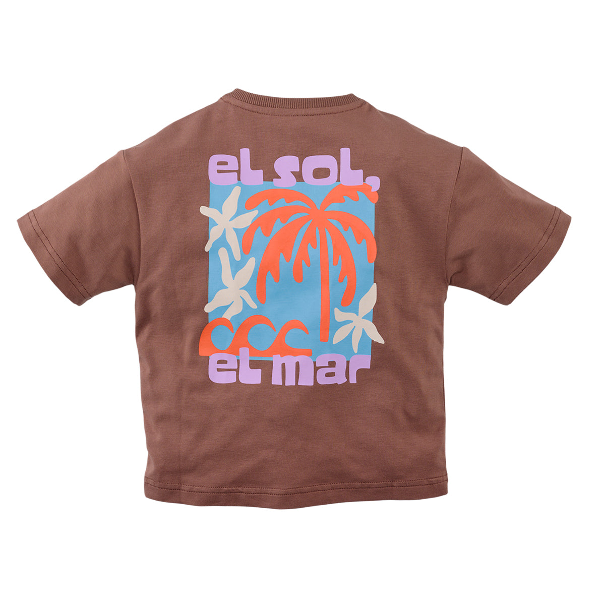 Jongens T-Shirt Dez van Z8 Mini in de kleur Blush brown in maat 116.