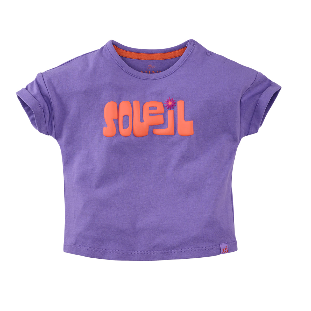 Meisjes T-Shirt Maroua van Z8 Mini in de kleur Pretty purple in maat 116.