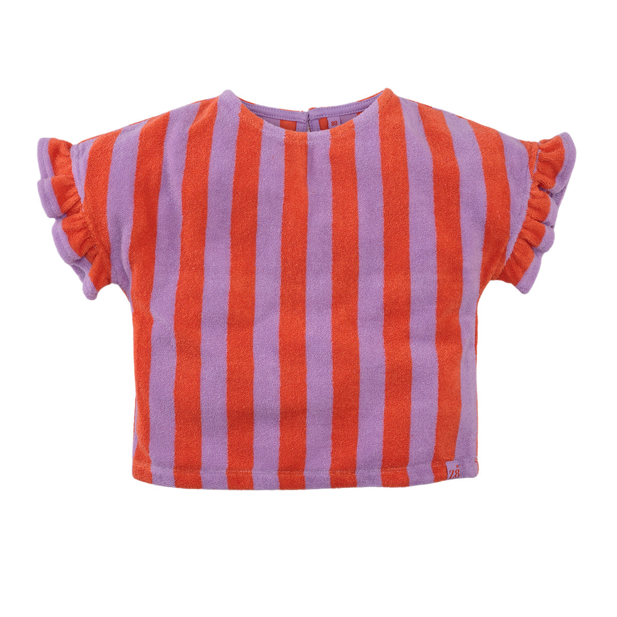 Meisjes Terry Top striped Inge van Z8 Mini in de kleur Comfy cosmic in maat 116.