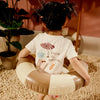 Meisjes T-Shirt Noraly van Z8 Mini in de kleur Soft pearl in maat 116.