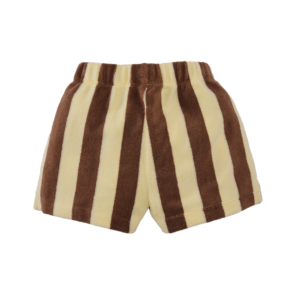 Jongens Terry Shorts Sami van Z8 Mini in de kleur Silly citron / Nutshell in maat 116.