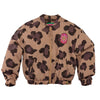 Meisjes Bomber Jacket Natalia van Z8 in de kleur Amaretti/AOP in maat 152-158.