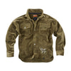Jongens Blouse Lasse van Z8 in de kleur Dark olive in maat 140-146.