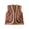Meisjes Vest Lovisa van Z8 in de kleur Fluffy cheetah in maat 140-146.