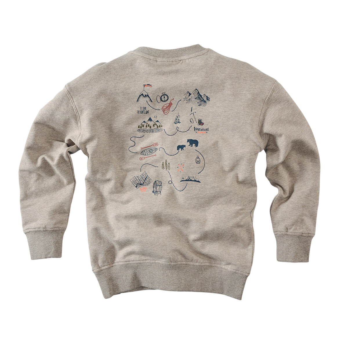 Jongens Sweater Franz van Z8 in de kleur Mud soldier in maat 140-146.
