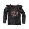 Meisjes Long sleeve Bodille van Z8 in de kleur Moonless night in maat 140-146.