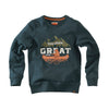 Jongens Sweater Eckhard van Z8 in de kleur Sea storm in maat 140-146.