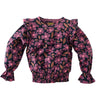 Meisjes Long sleeve Helga van Z8 in de kleur Moonless night/AOP in maat 140-146.