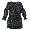 Meisjes Jurkje l/s Stine van Z8 in de kleur Moonless night/AOP in maat 140-146.
