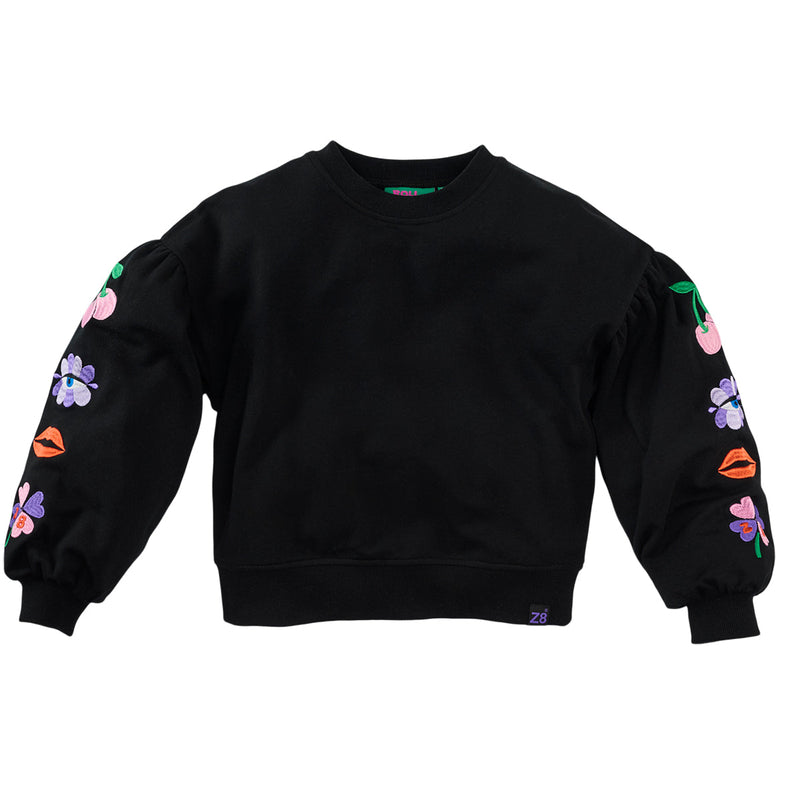 Meisjes Sweater Zahara van  in de kleur Night Sky in maat 152-158.