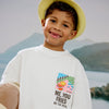 Jongens Heavy Jersey Tee Zayd van Z8 Kids in de kleur Bright white in maat 152-158.