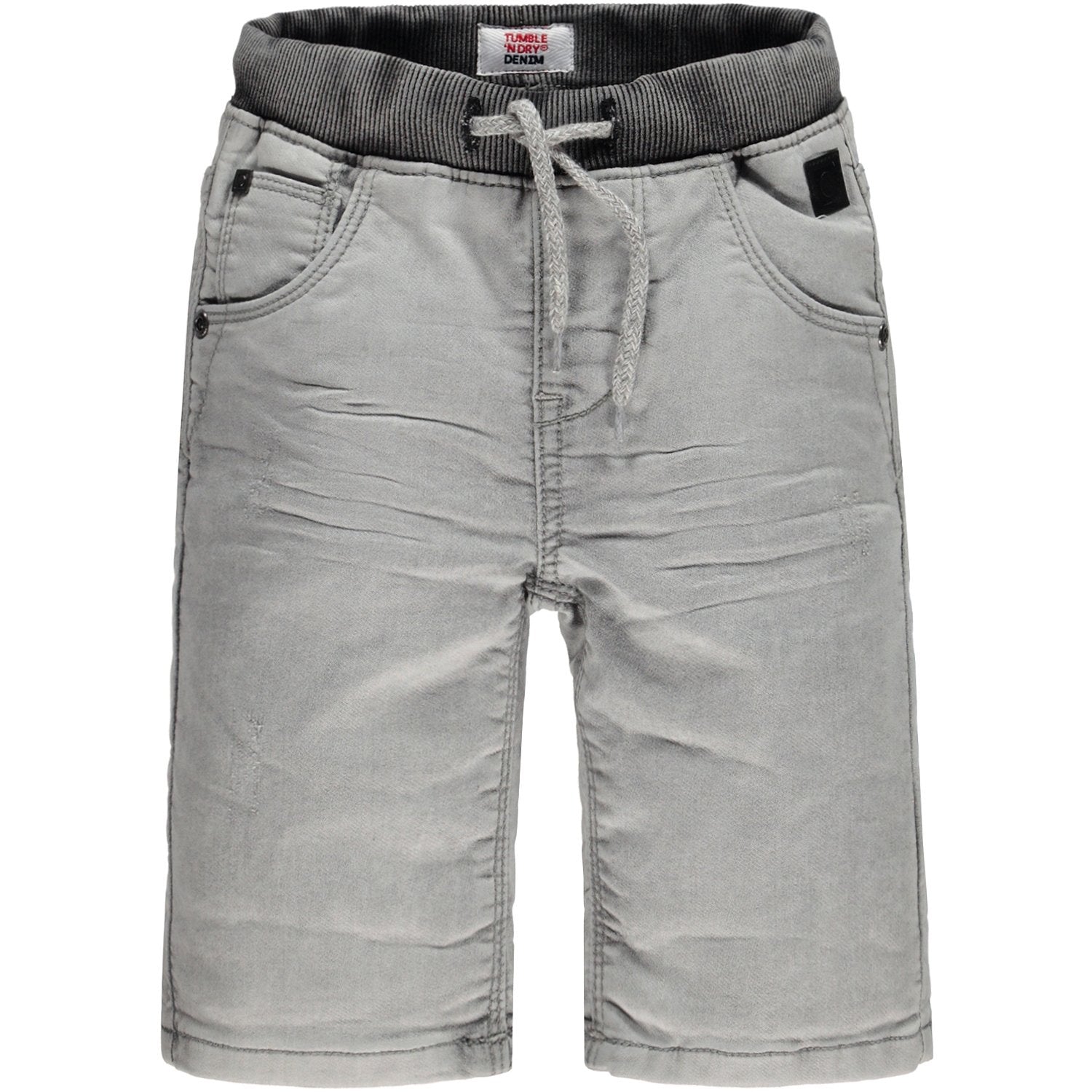 Jongens Broek Jeans kort van Tumble 'n Dry in de kleur Denim grey in maat 128.