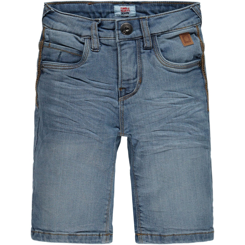 Jongens Broek Jeans kort van Tumble 'n Dry in de kleur Denim medium used in maat 128.