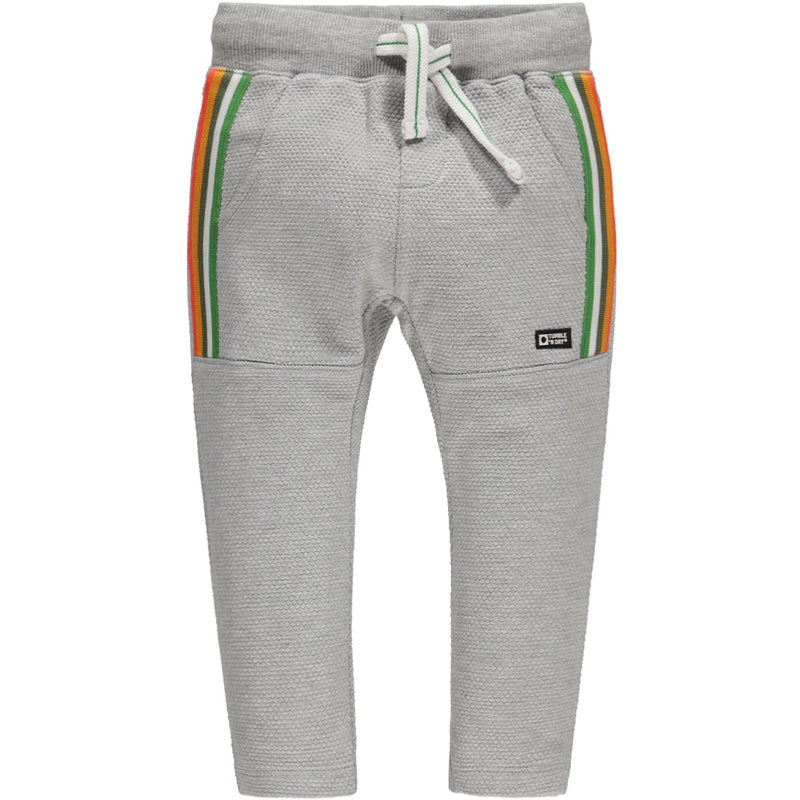Baby Jongens Broek sweatpants van Tumble 'n Dry in de kleur Light grey melange in maat 86.