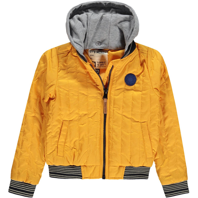 Baby Jongens Buit.Jas Kort van Tumble 'n Dry in de kleur Cadmium yellow in maat 86.