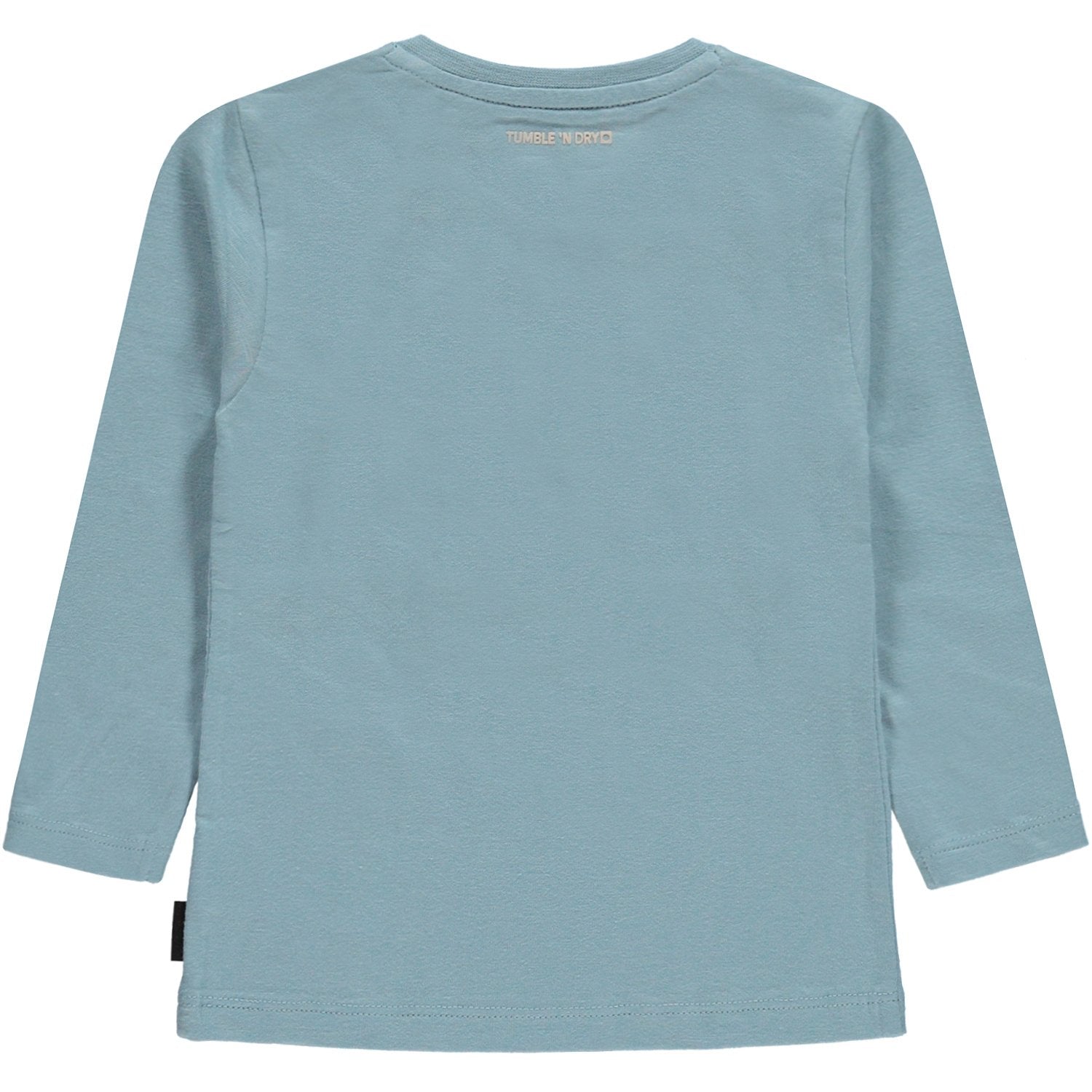 Baby Jongens T-shirt Lm O-hals van Tumble 'n Dry in de kleur Light steel blue in maat 86.