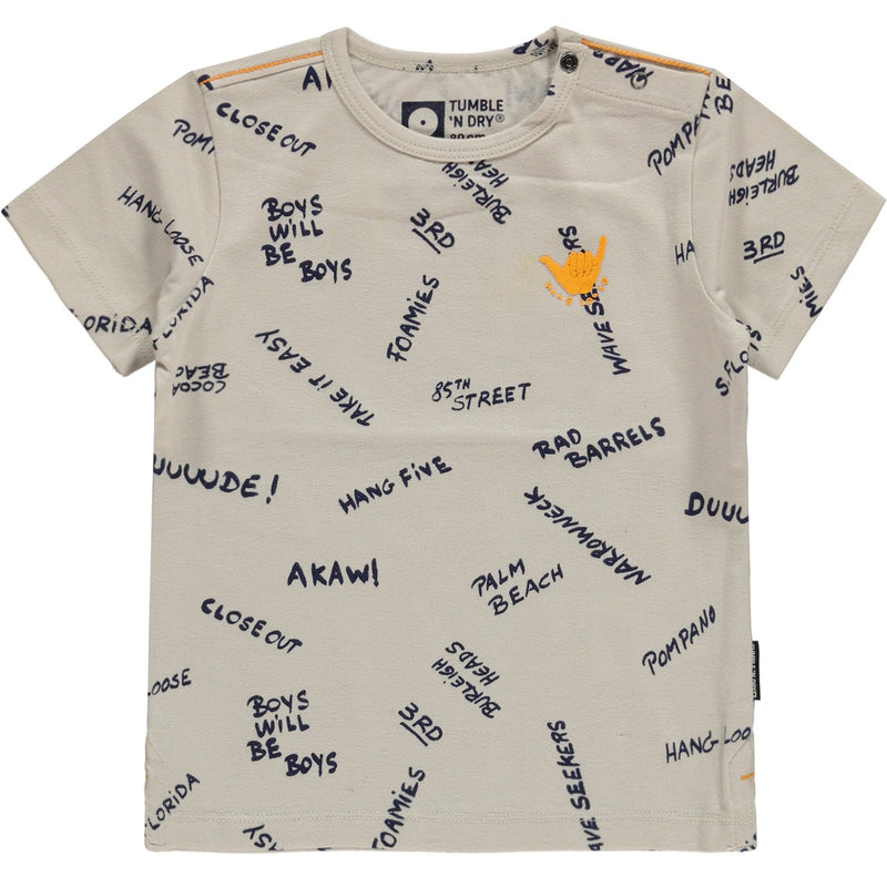 Baby Jongens T-shirt Km O-hals van Tumble 'n Dry in de kleur Moonstruck in maat 86.