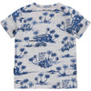 Baby Jongens T-shirt Km O-hals van Tumble 'n Dry in de kleur white melange in maat 86.