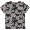 Baby Jongens T-shirt Km O-hals van Tumble 'n Dry in de kleur Light grey melange in maat 86.