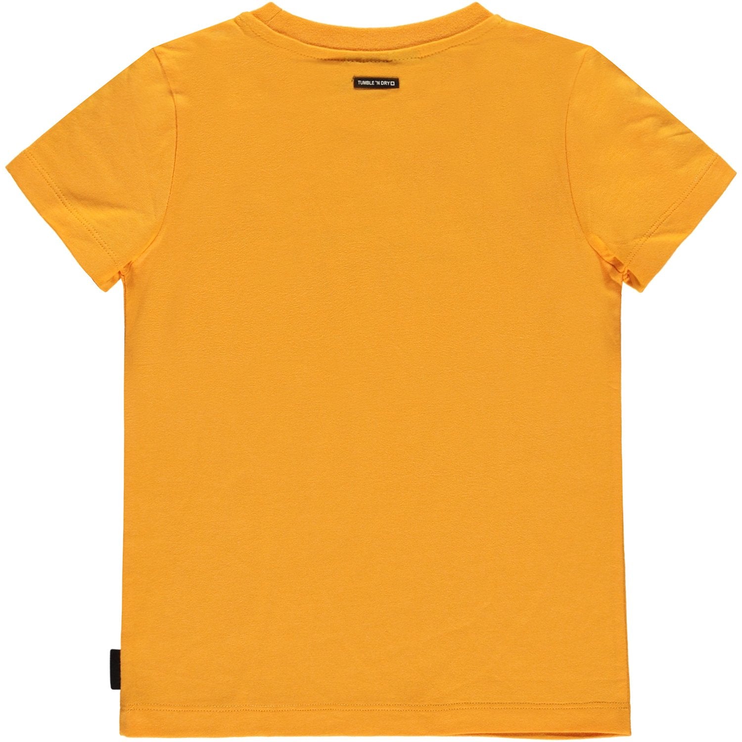 Jongens T-shirt Km O-hals van Tumble 'n Dry in de kleur Cadmium yellow in maat 128.