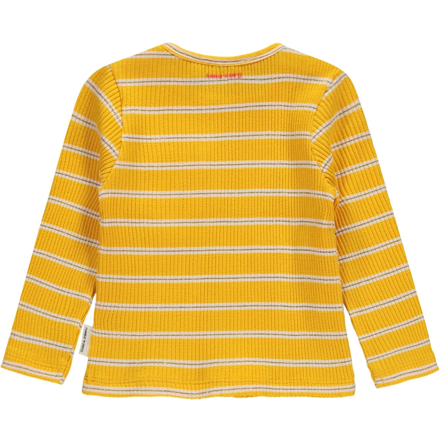 Baby Meisjes T-shirt Lm O-hals van Tumble 'n Dry in de kleur Old gold in maat 86.