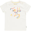 Baby Meisjes T-shirt Km O-hals van Tumble 'n Dry in de kleur Snow white in maat 86.