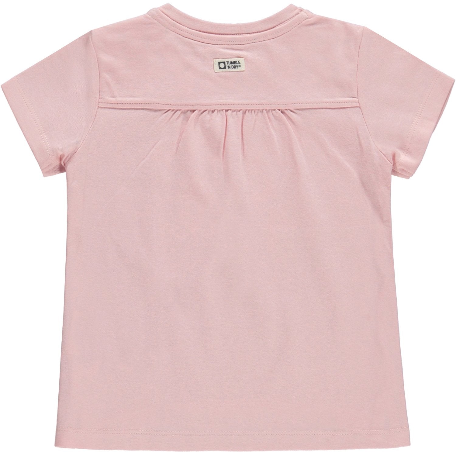 Baby Meisjes T-shirt Km O-hals van Tumble 'n Dry in de kleur Peachskin in maat 86.