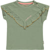 Baby Meisjes T-shirt Km O-hals van Tumble 'n Dry in de kleur Hedge green in maat 86.