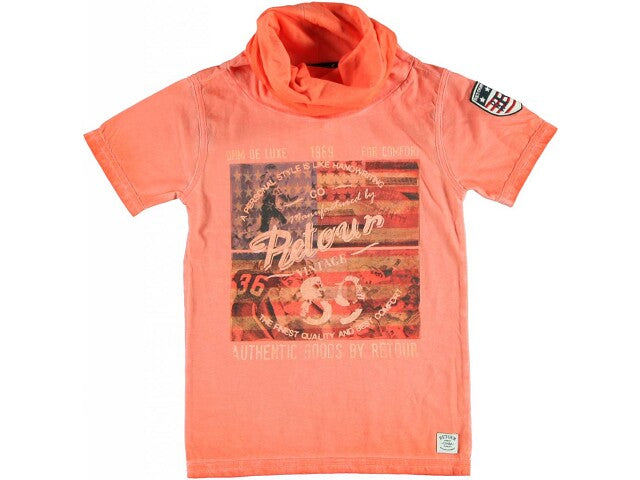 RETOUR Oranje Shirts korte mw 152