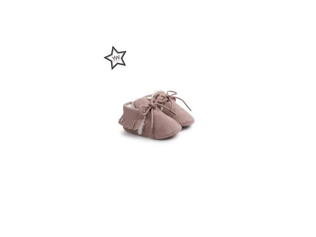 Your Wishes Moccassins mauve Newborn L