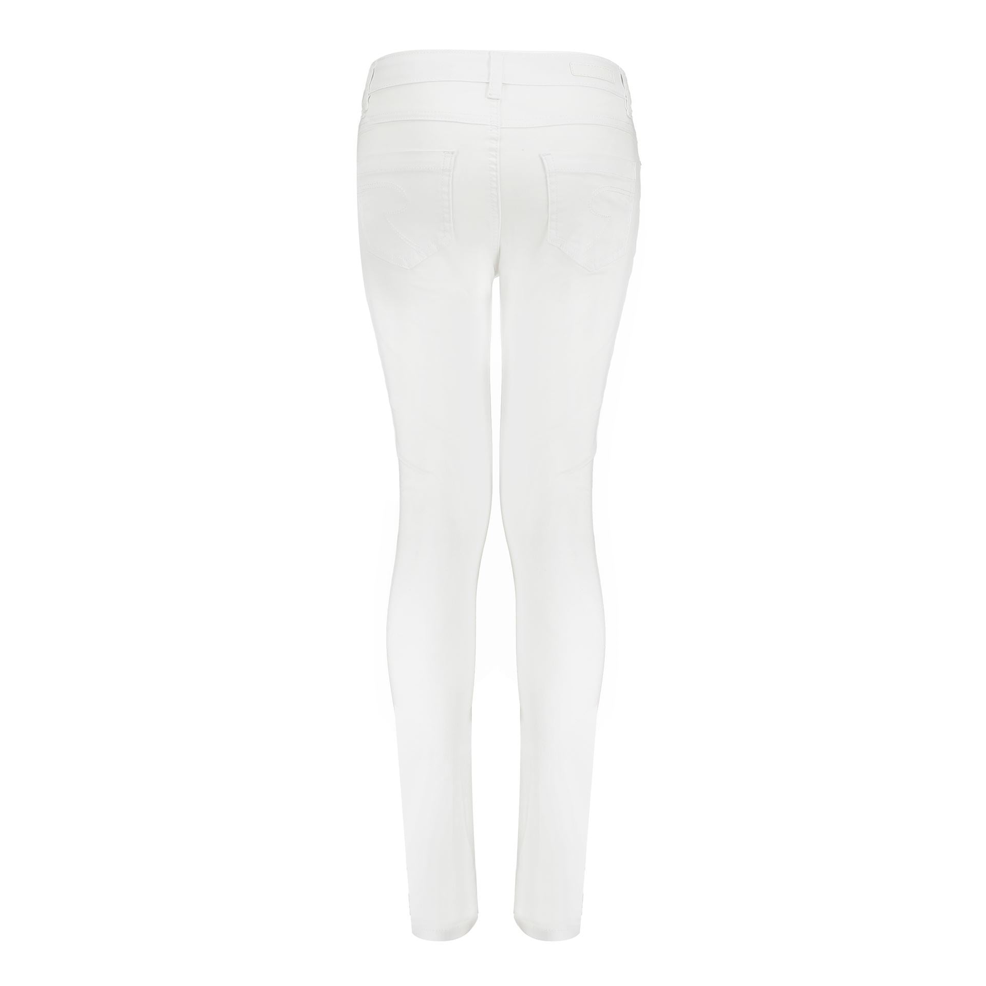 Meisjes 5-Pocket Pants van Geisha in de kleur White in maat 176.